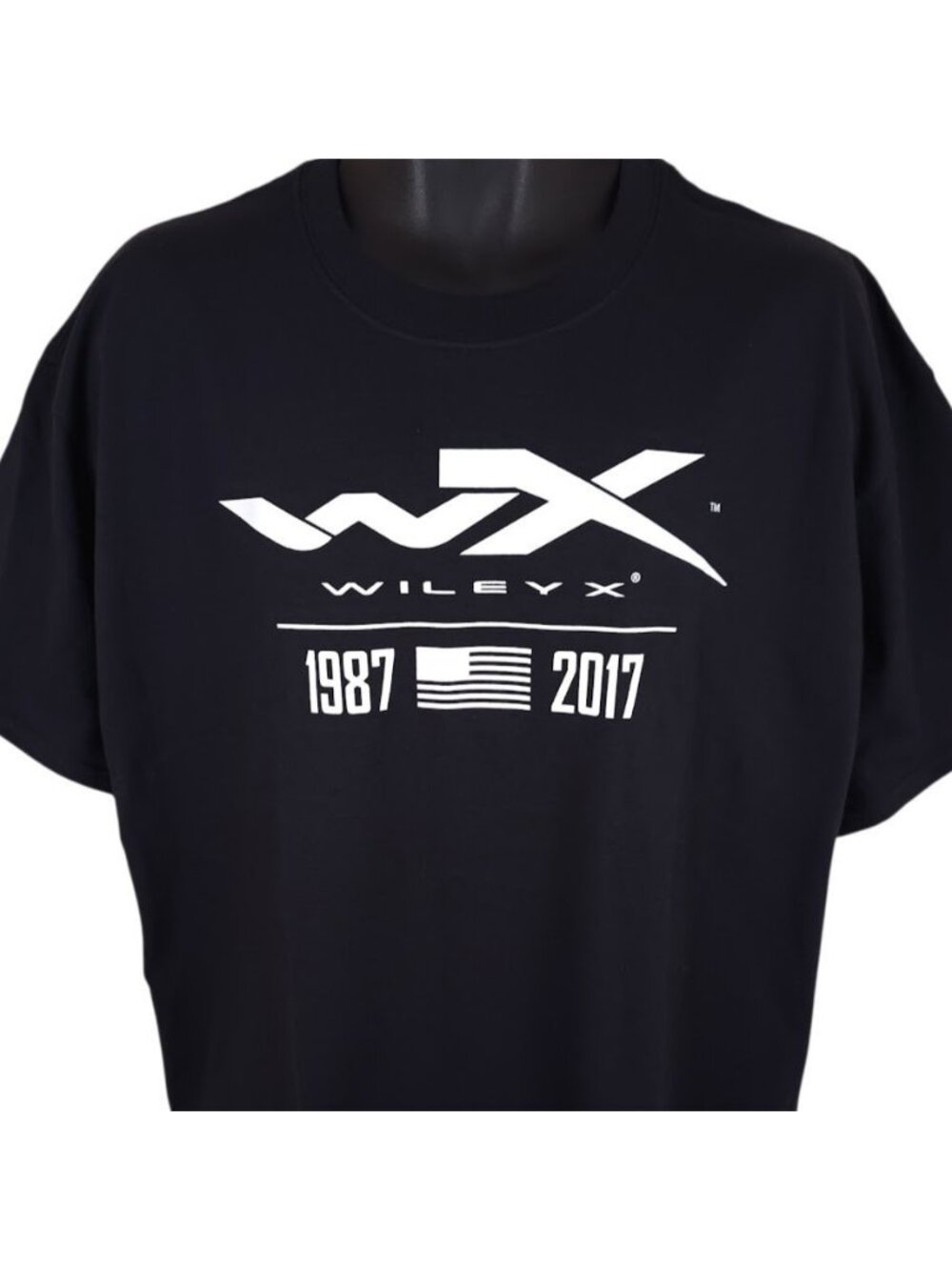 Wiley X Sunglasses T Shirt Mens Size XL Black Eyewear